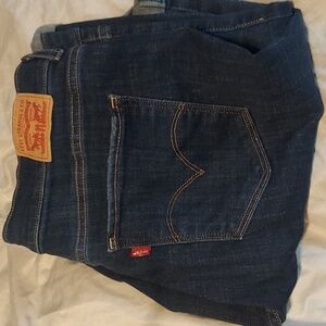 - Iconic vintage red label levis denim shorts